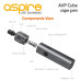 Aspire AVP Cube Kit 1300mAh